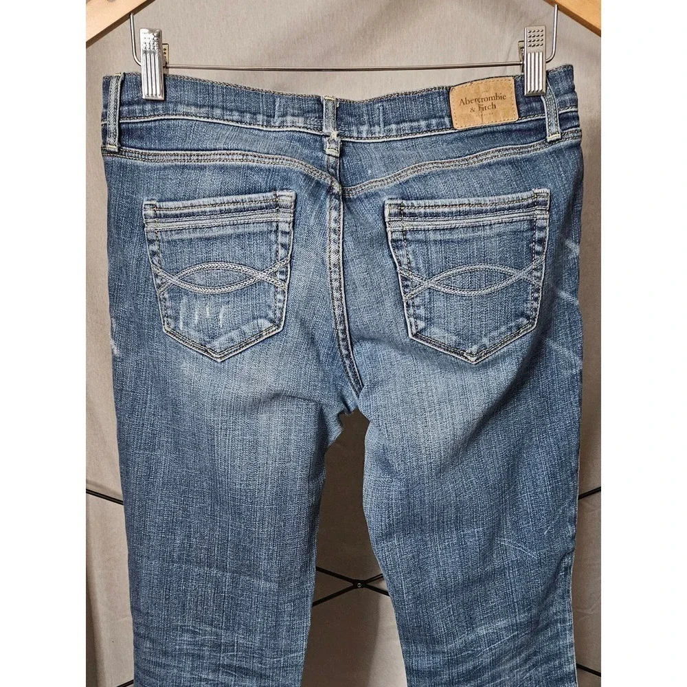 Abercrombie & Fitch Cropped Ankle Jeans Size 6/28 - Picture 6 of 10